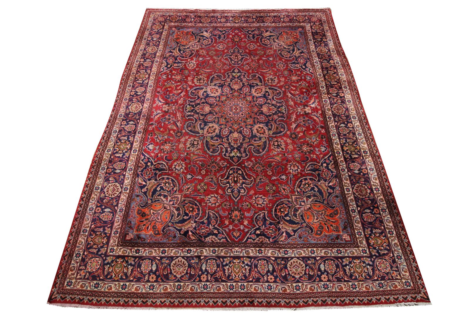 Large Red Living Room Rug Traditional Handmade Oriental Wool Area Rug photo furniture