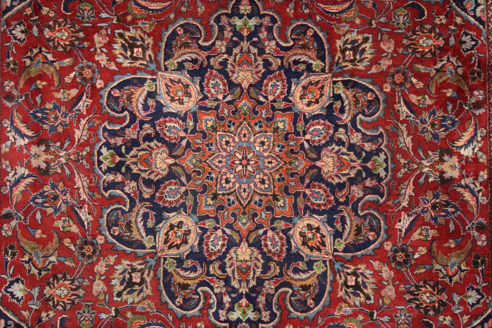 Large Red Living Room Rug Traditional Handmade Oriental Wool Area Rug photo 4800.0