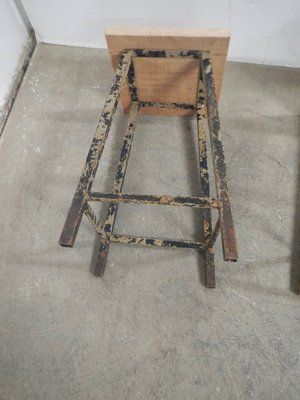 Furniture Iron Stools, 1950s, Vintage photo