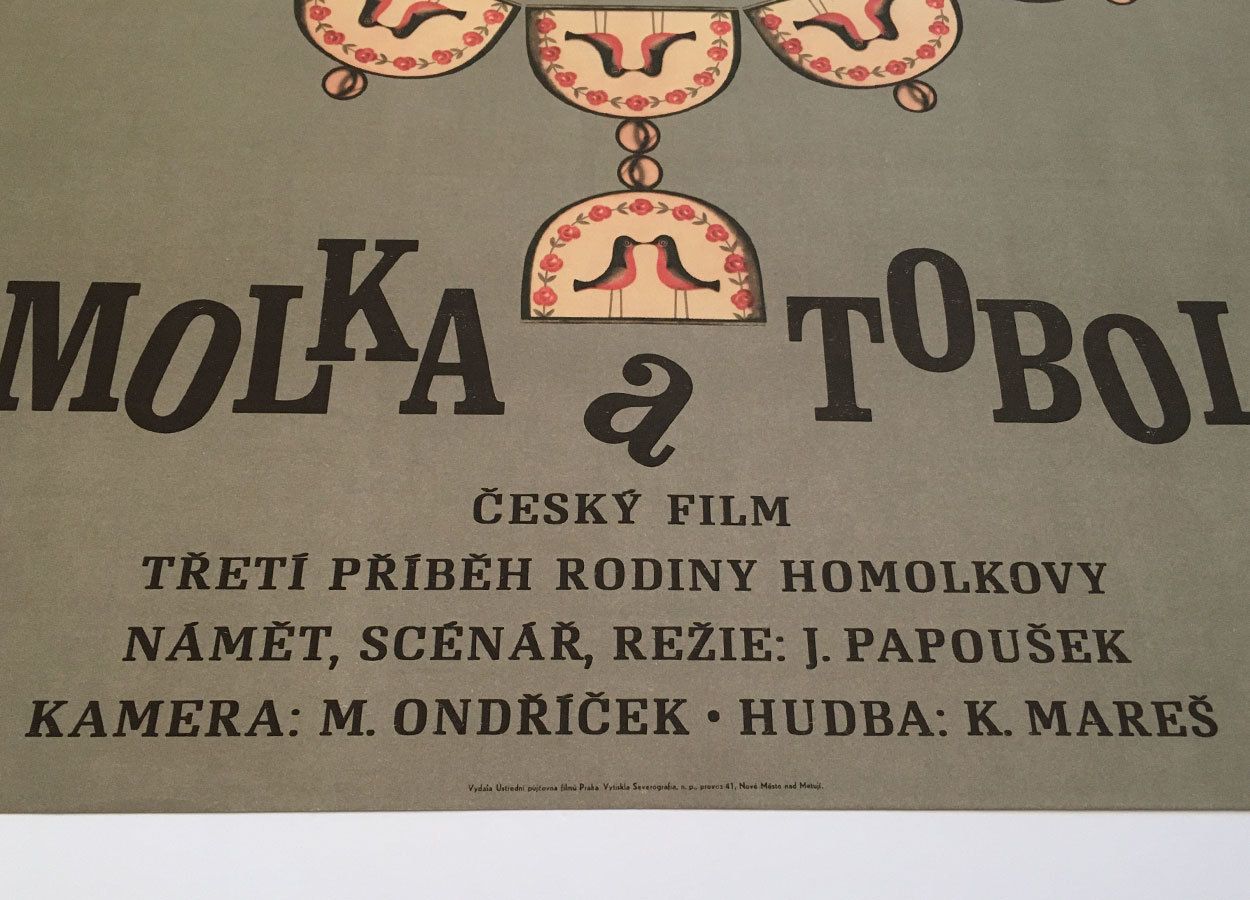 Movie Poster, Homolka And Pocketbook, Milan Udržal, 1972 photo furniture