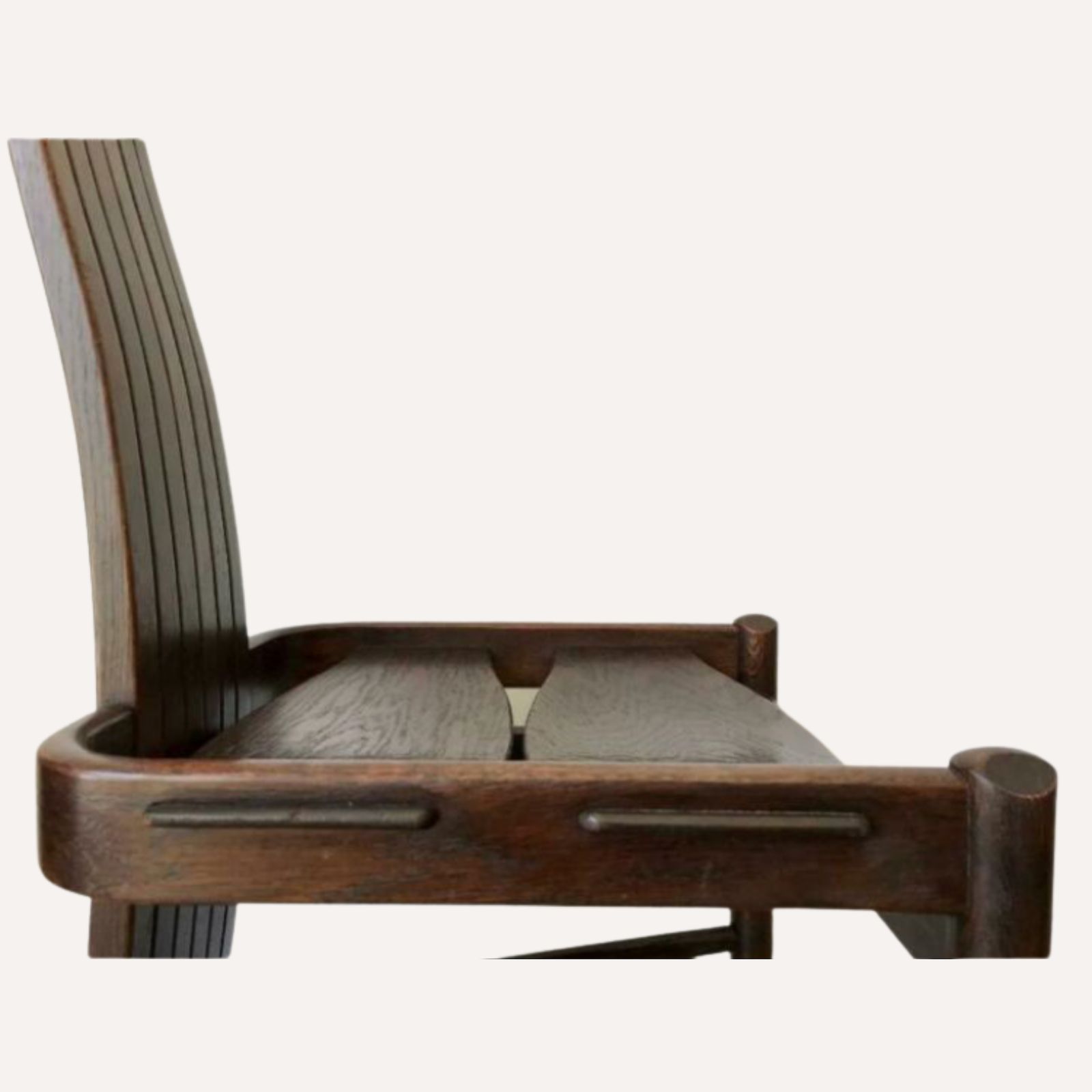 Steam Bent Arts And Crafts Oak Organic Shaped Revival Chair, 1960s   1970s photo Furniture