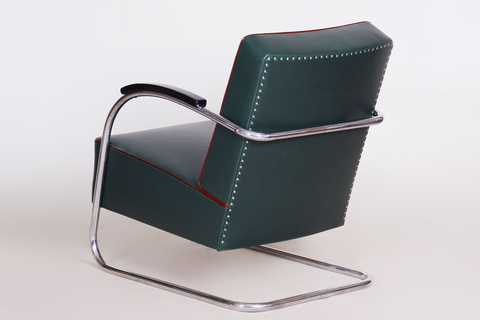 Pair Of Blue Bauhaus Armchairs Made By Mucke Melder In 1930s Czechia. photo buy