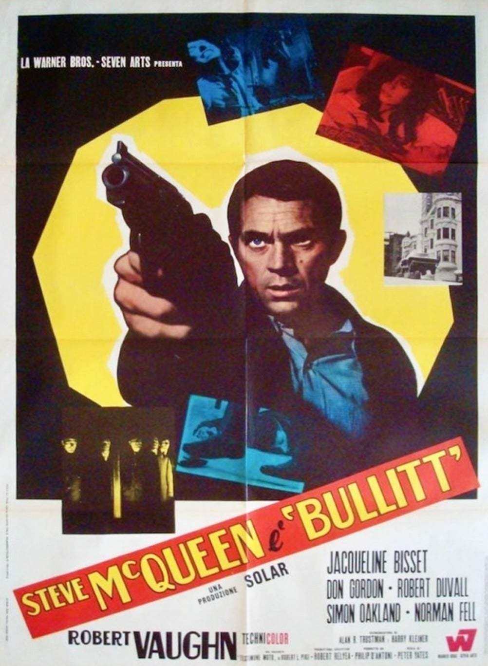 Bullitt (Italian) Original Vintage Poster