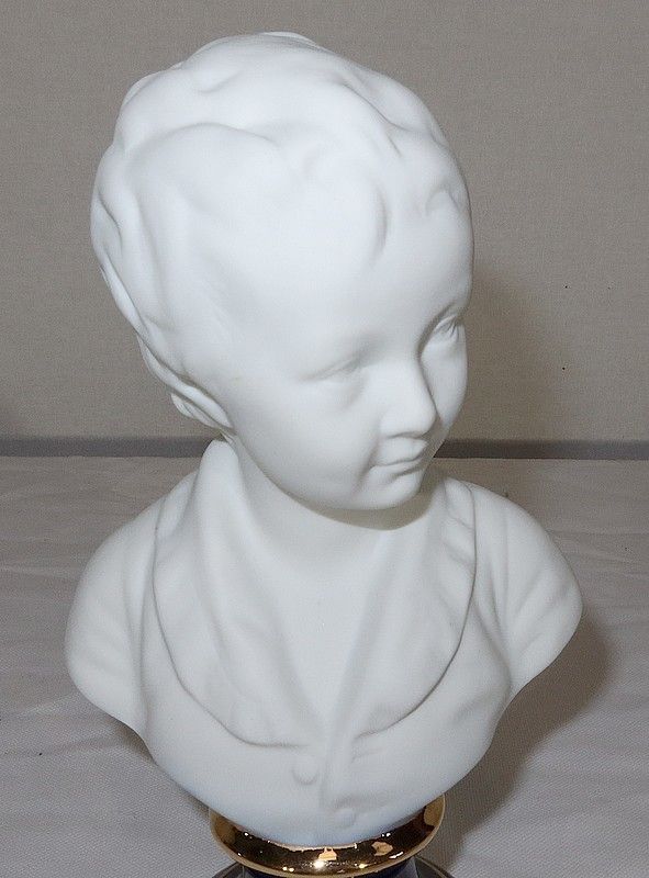 Small Bust Of Alexandre Brongniart In Limoges Biscuit, After Ja Houdon photo furniture