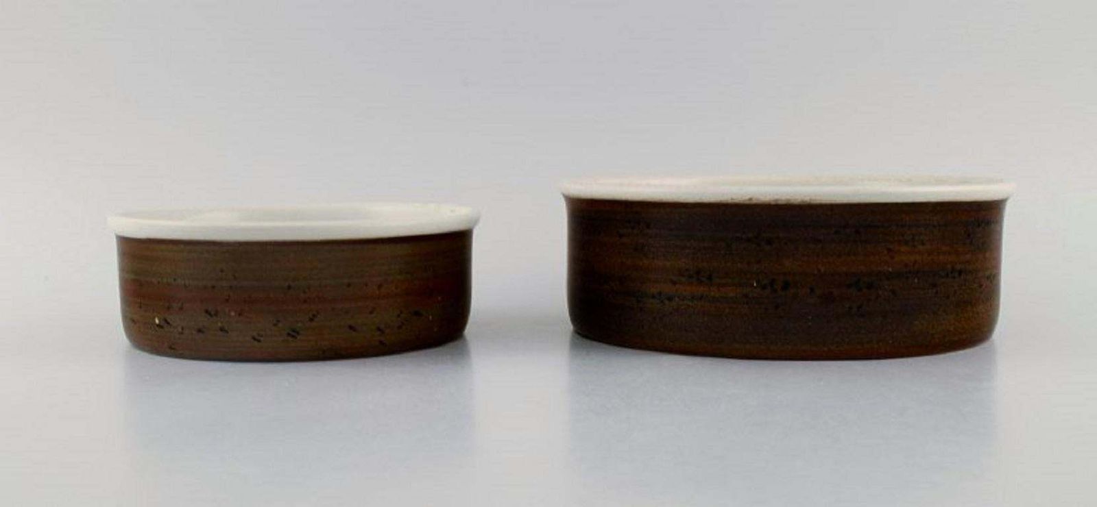 Stig Lindberg For Gustavsberg, Four Coq Bowls / Dishes In Glazed Stoneware photo furniture