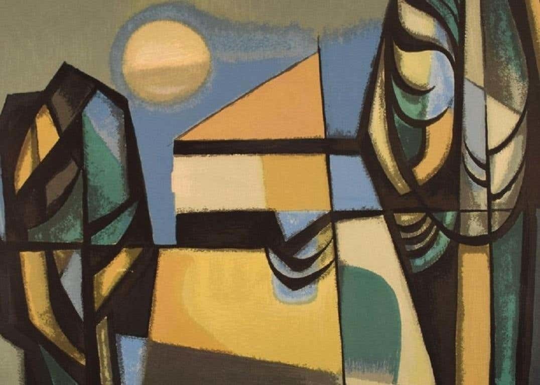 Albert Ferenz, Germany, Color Lithography, Mid 20th Century photo 303.0