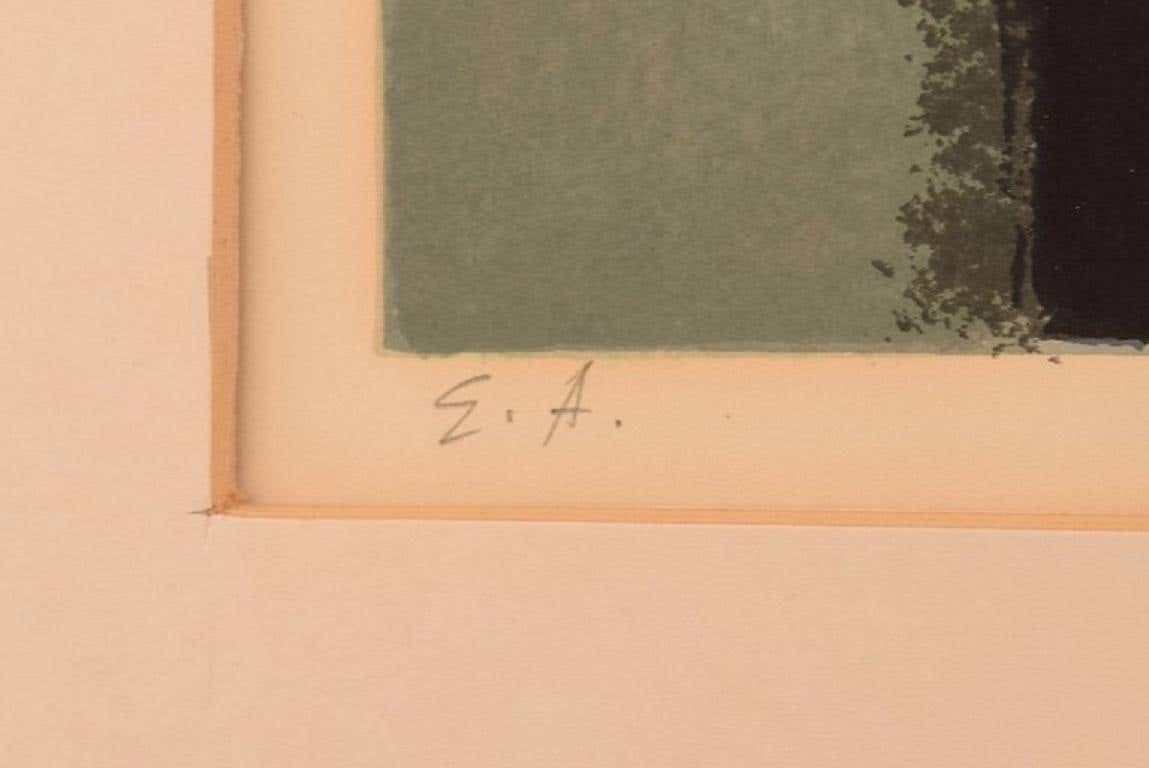 Albert Ferenz, Germany, Color Lithography, Mid 20th Century photo buy
