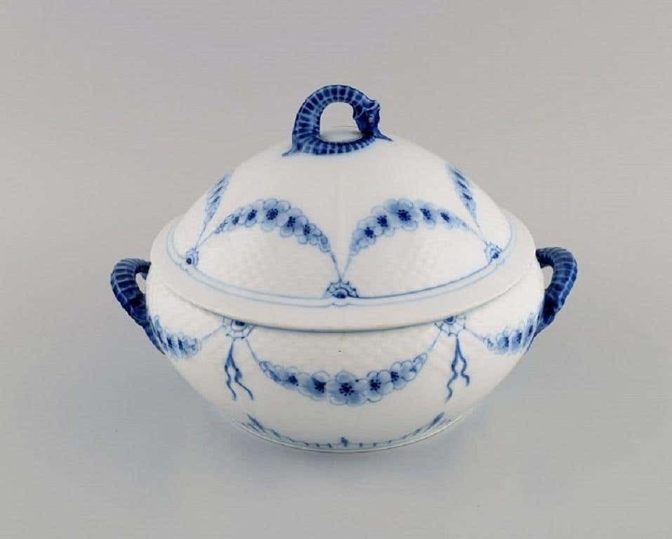 Antique Bing & Grøndahl Lidded Empire Tureen In Hand Painted Porcelain photo furniture