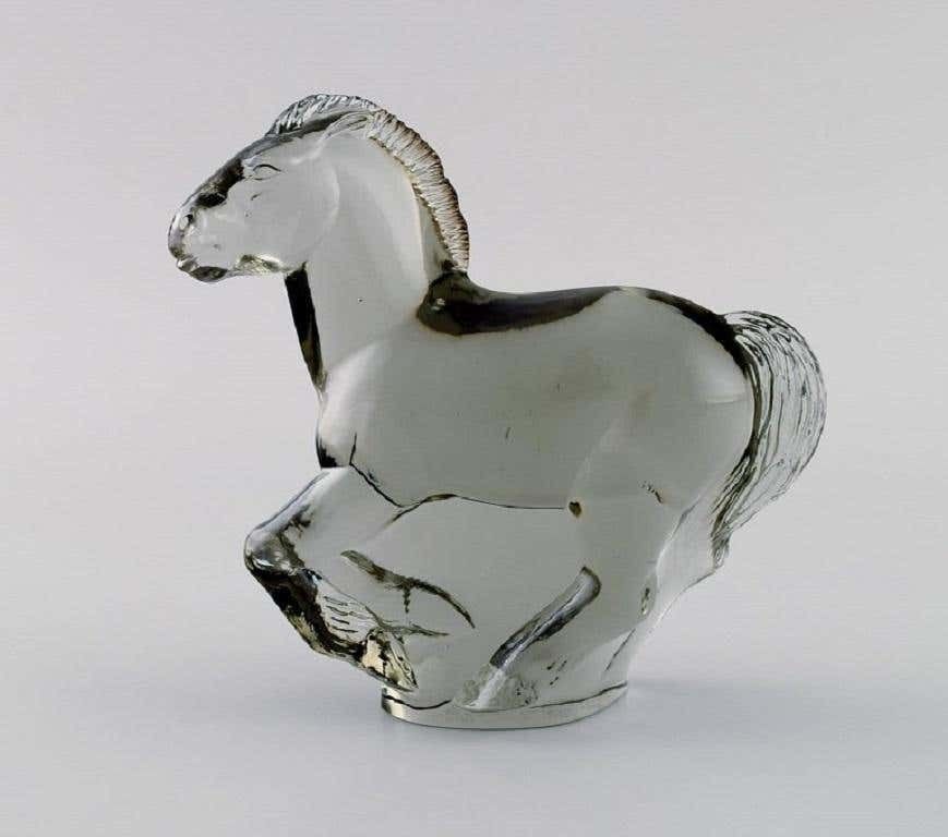 Paul Hoff For Swedish Glass, Four Figures In Art Glass, Wwf, 1980s photo vintage