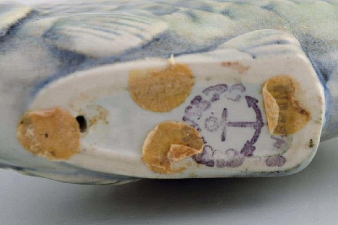 Sven Wejsfelt For Gustavsberg, Unique Stim Fish In Glazed Ceramics photo vinterior