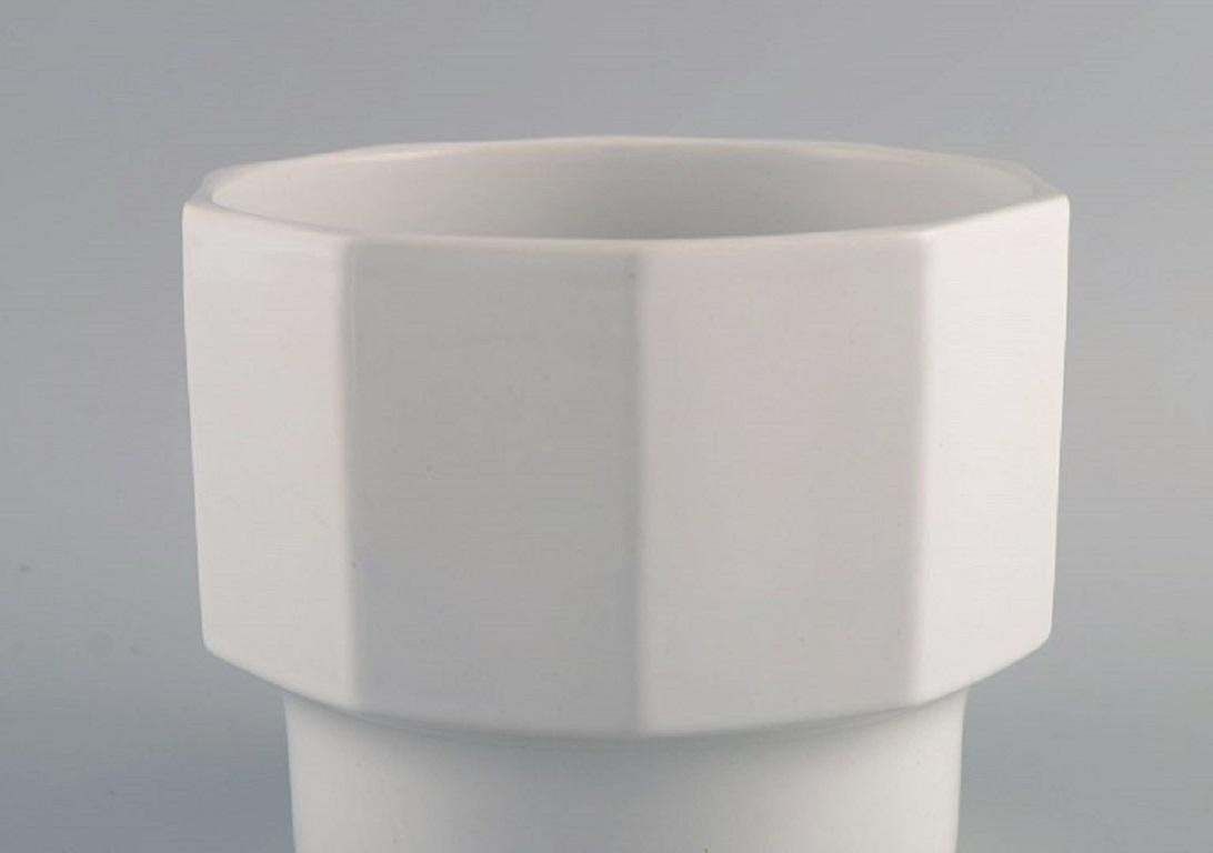 Erix Hennix For Gustavsberg, Four Plantina Flower Pots In Glazed Porcelain photo Home Decor