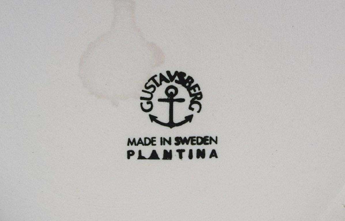 Erix Hennix For Gustavsberg, Four Plantina Flower Pots In Glazed Porcelain photo vinterior