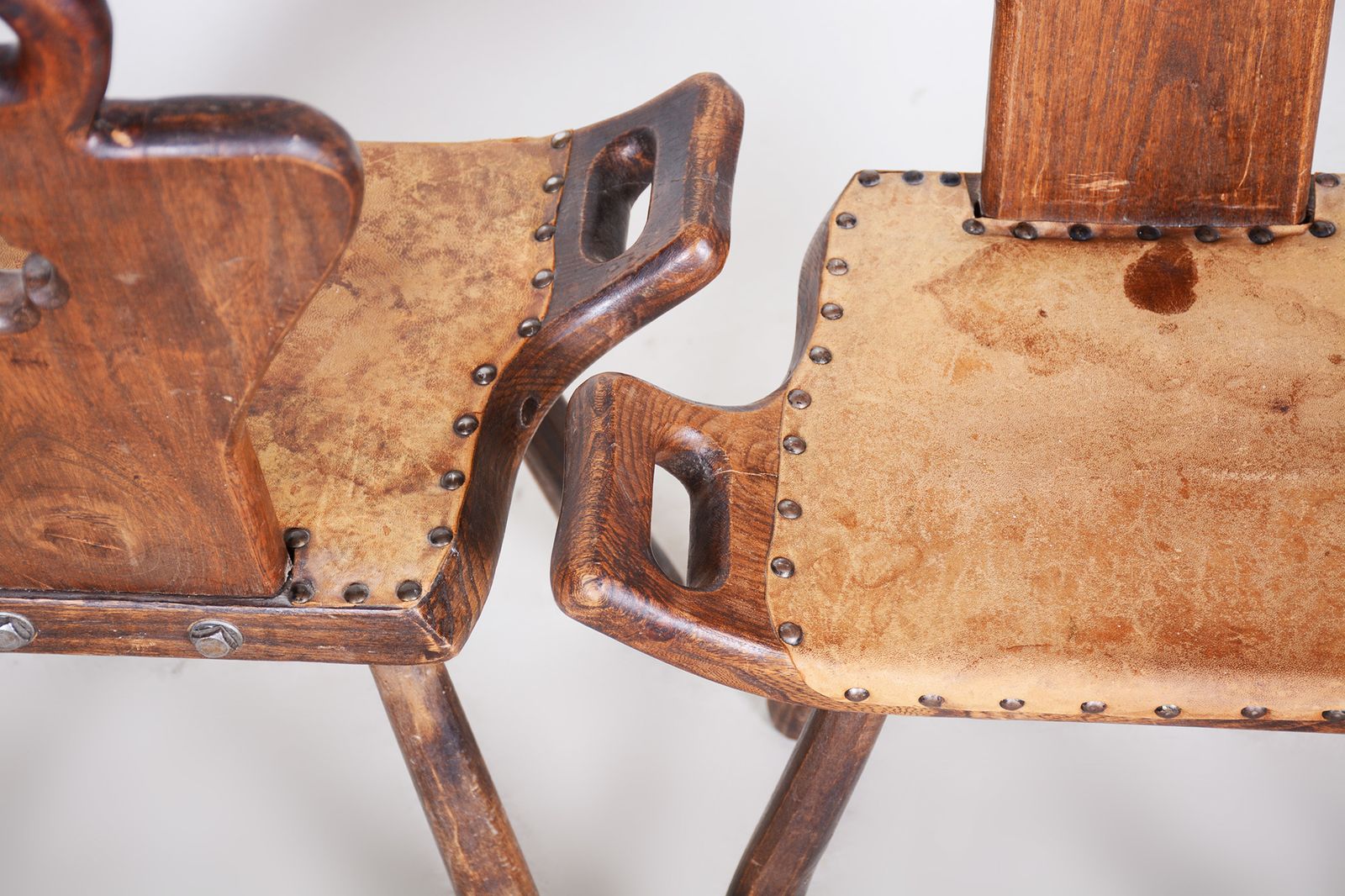photo buy Pair Of Krásná Jizba Art Deco Chairs   1940s Czechia