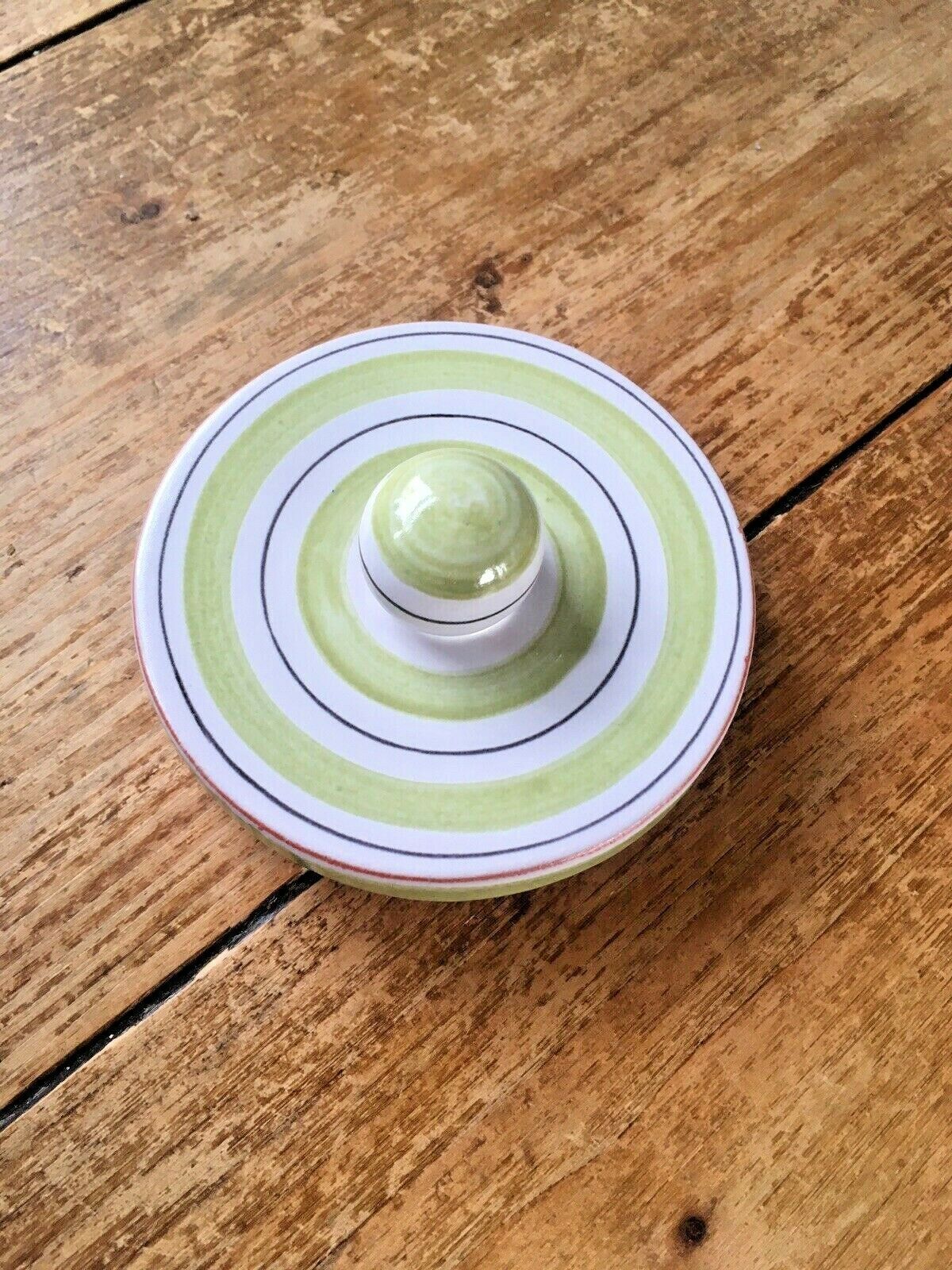 photo furniture Mid Century Stig Lindberg Gustavsberg Swedish Pottery Striped Faience Coffee Pot
