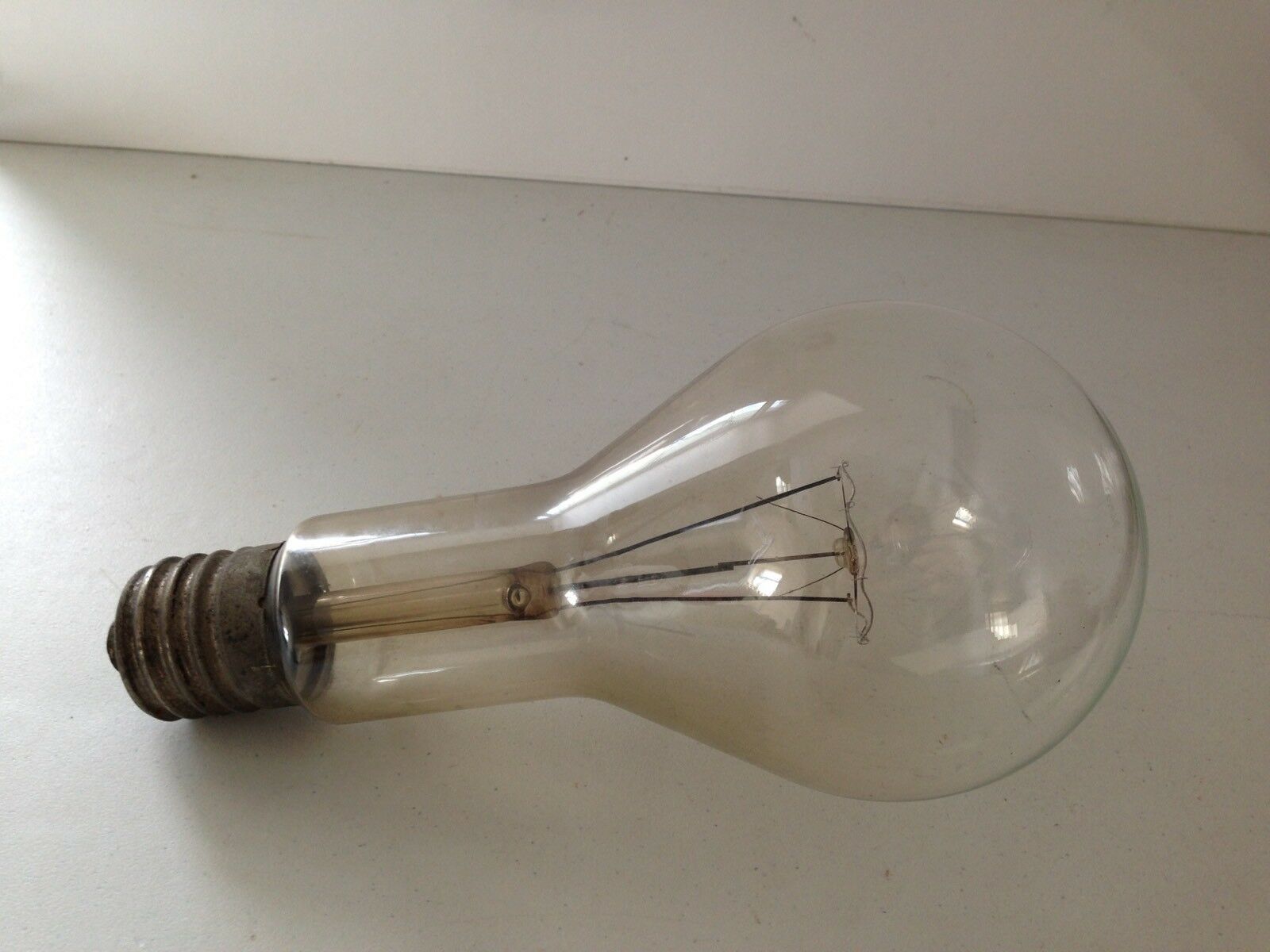 Industrial Enamel Kelvin Bottomley Baird Ltd Macbeth Ceiling Light Shade & Bulb photo 150.0