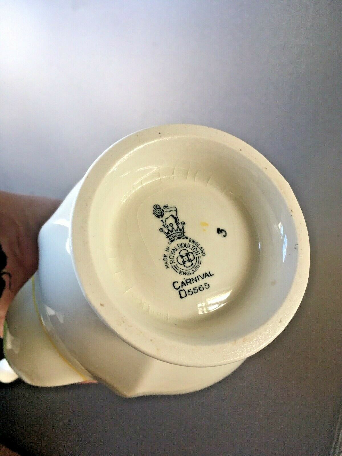 photo furniture Rare Art Deco Royal Doulton Carnival Pattern Floral Coffee Pot