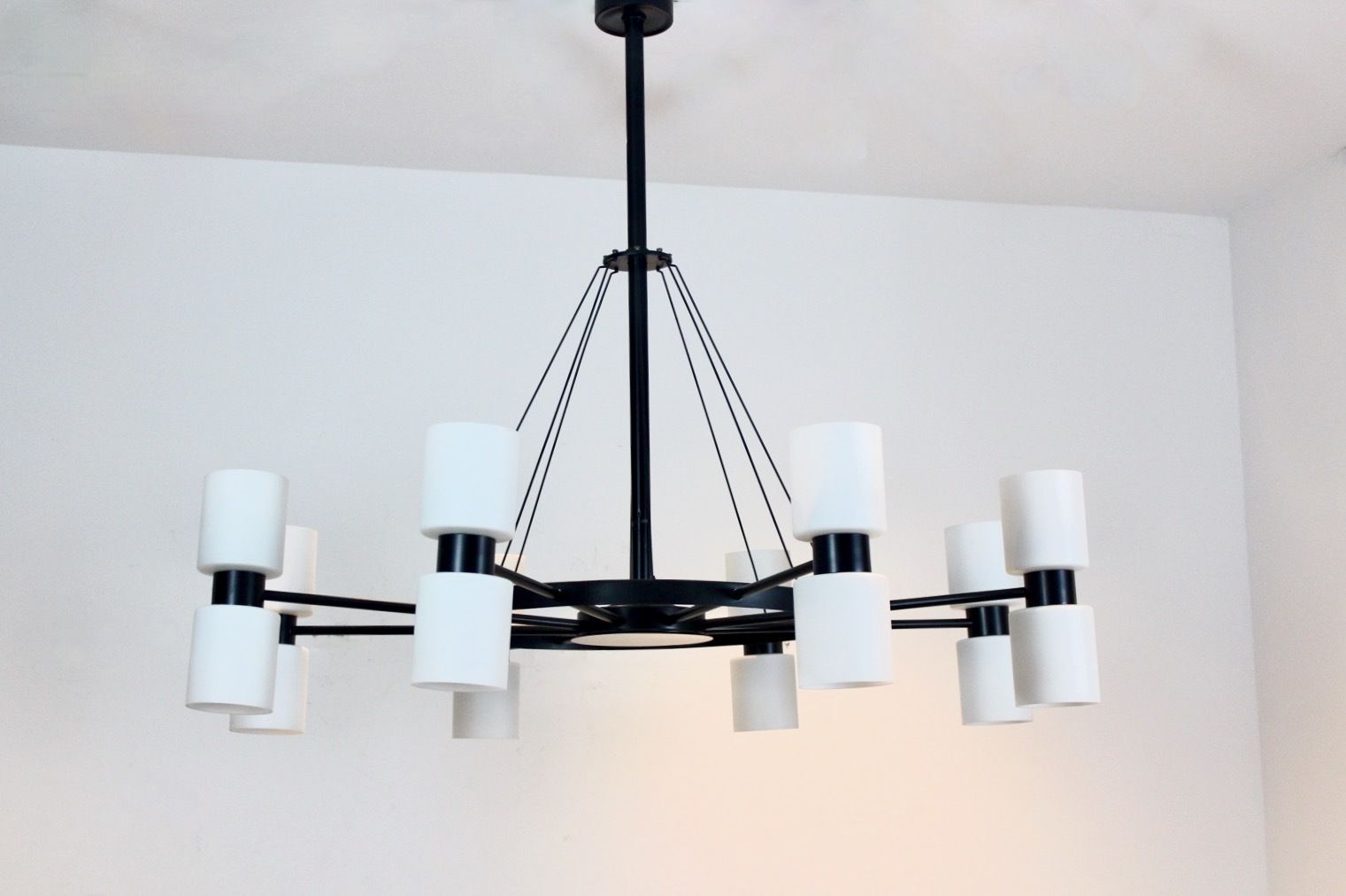 Sixteen Light Chandelier 'Zonnewende' By J.W. Bosman For Raak Amsterdam, 1965
