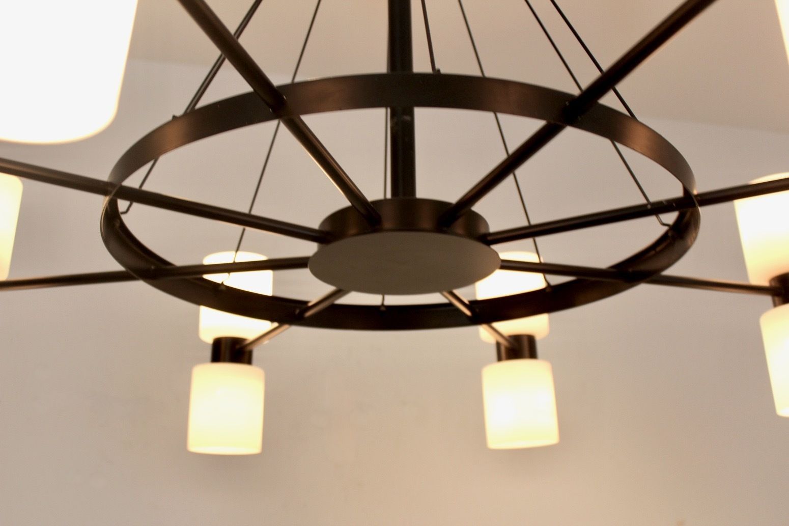 Sixteen Light Chandelier 'Zonnewende' By J.W. Bosman For Raak Amsterdam, 1965 photo vintage