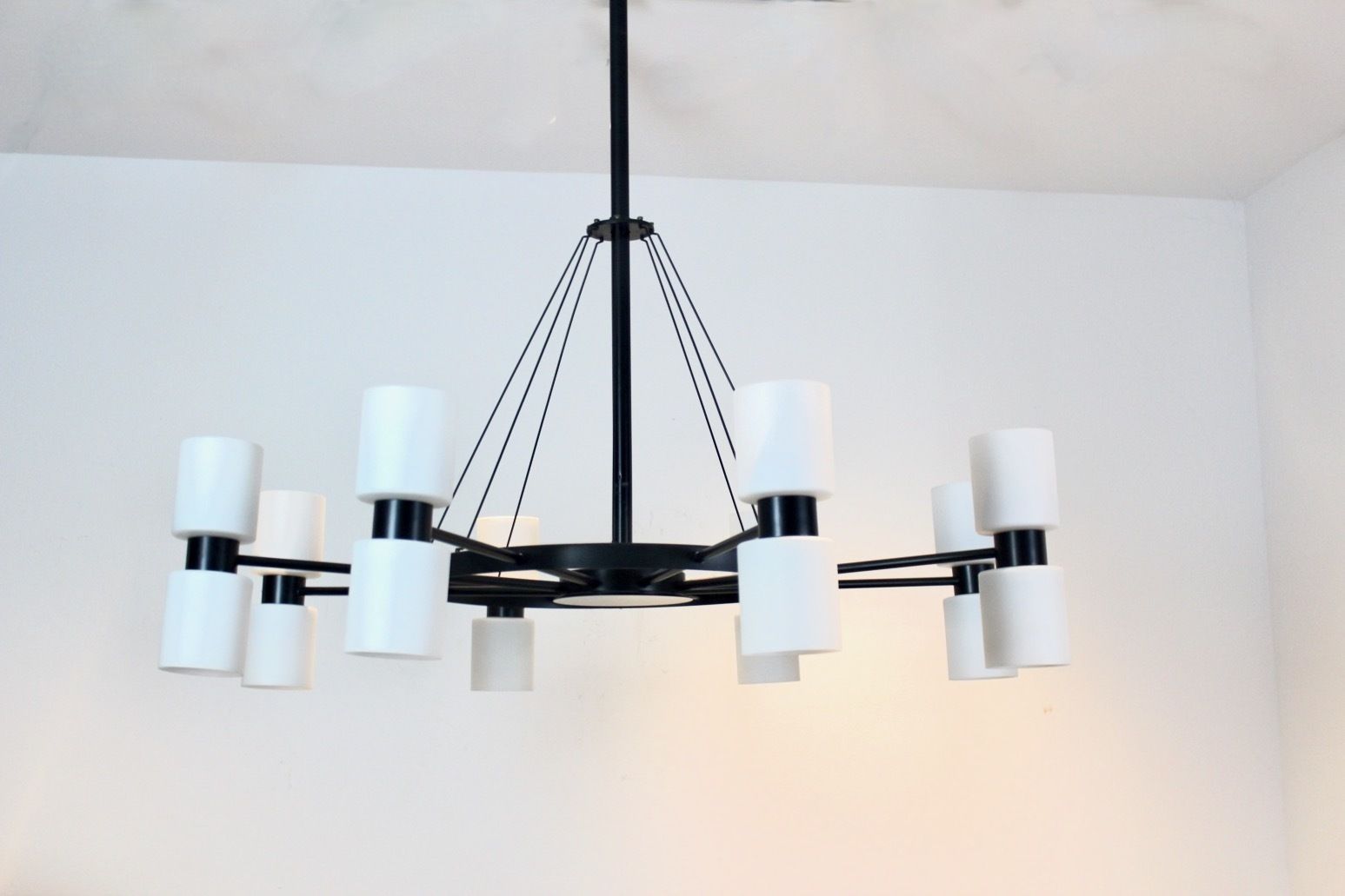 photo for sale Sixteen Light Chandelier 'Zonnewende' By J.W. Bosman For Raak Amsterdam, 1965