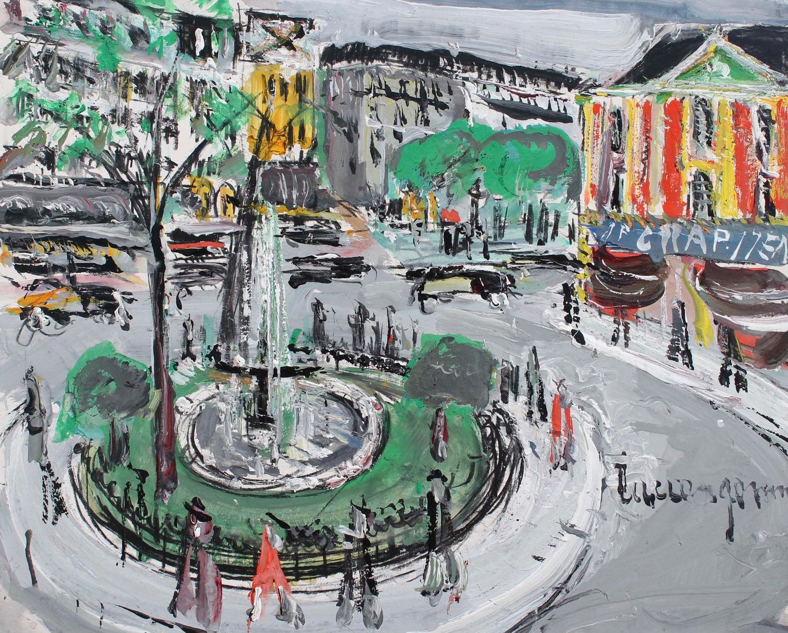 Place Pigalle' By Lucien Génin (Circa 1930s) photo furniture
