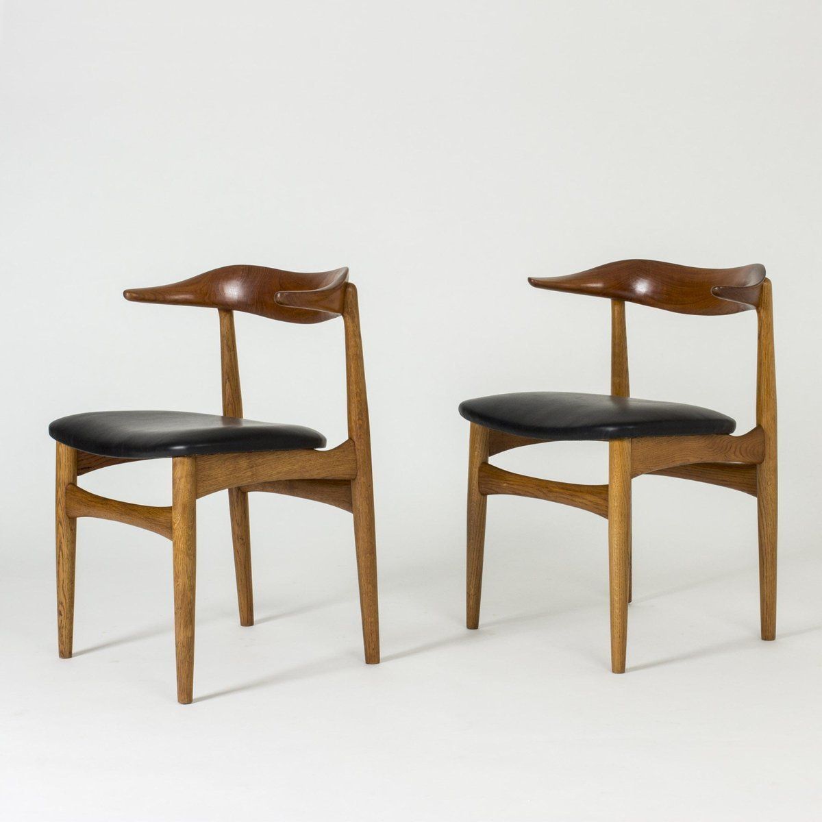 Cowhorn Chairs By Knud Færch, Set Of 2