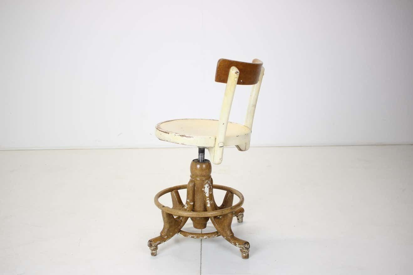 Wooden Height Adjustable Chair,Czechoslovakia, 1920s photo Furniture