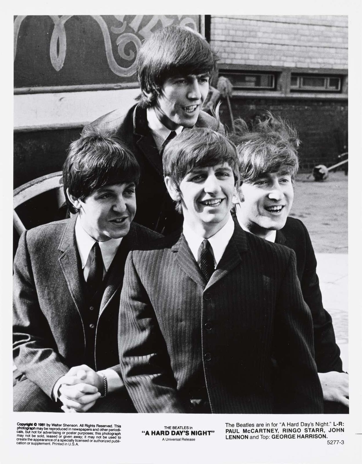 Hard Day's Night, 1960s, Vintage photo Art