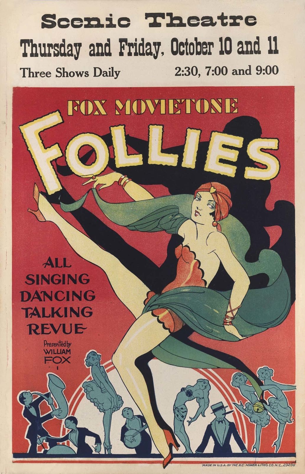 Fox Moviestone Follies Of 1929 photo furniture