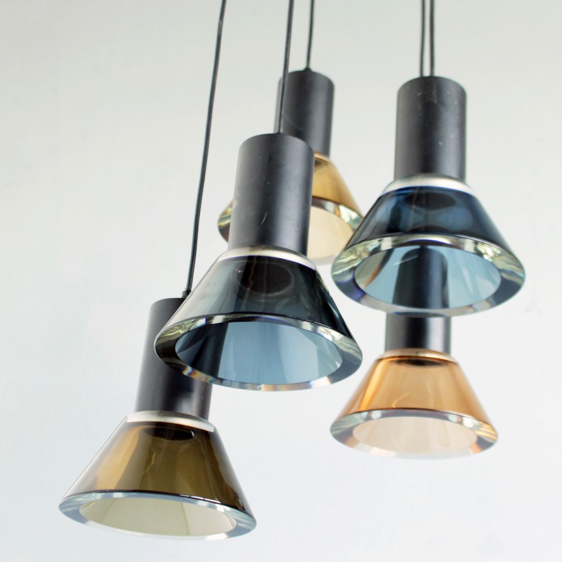 photo furniture Kristallen Plafondlamp Van Flavio Poli Voor Seguso Vetri D'arte, Italië