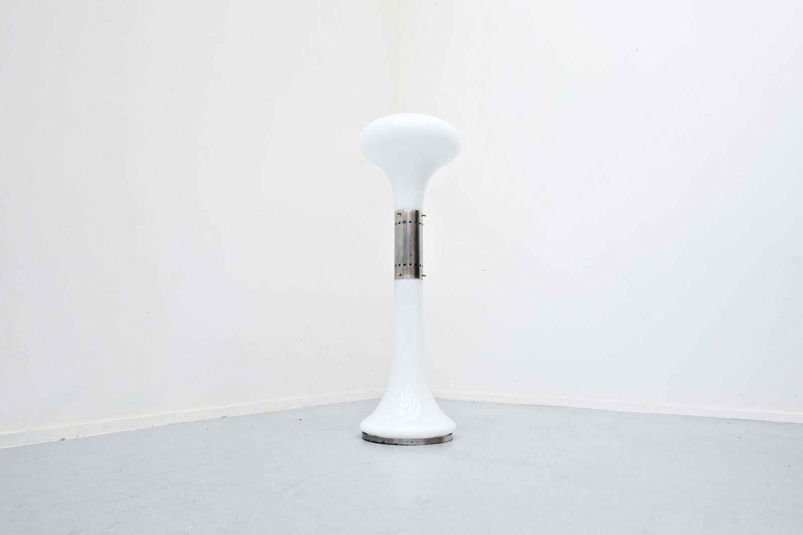 Mid Century Modern Floor Lamp Model 'Soffiato' By Carlo Nason For Mazzega, 1960s photo furniture