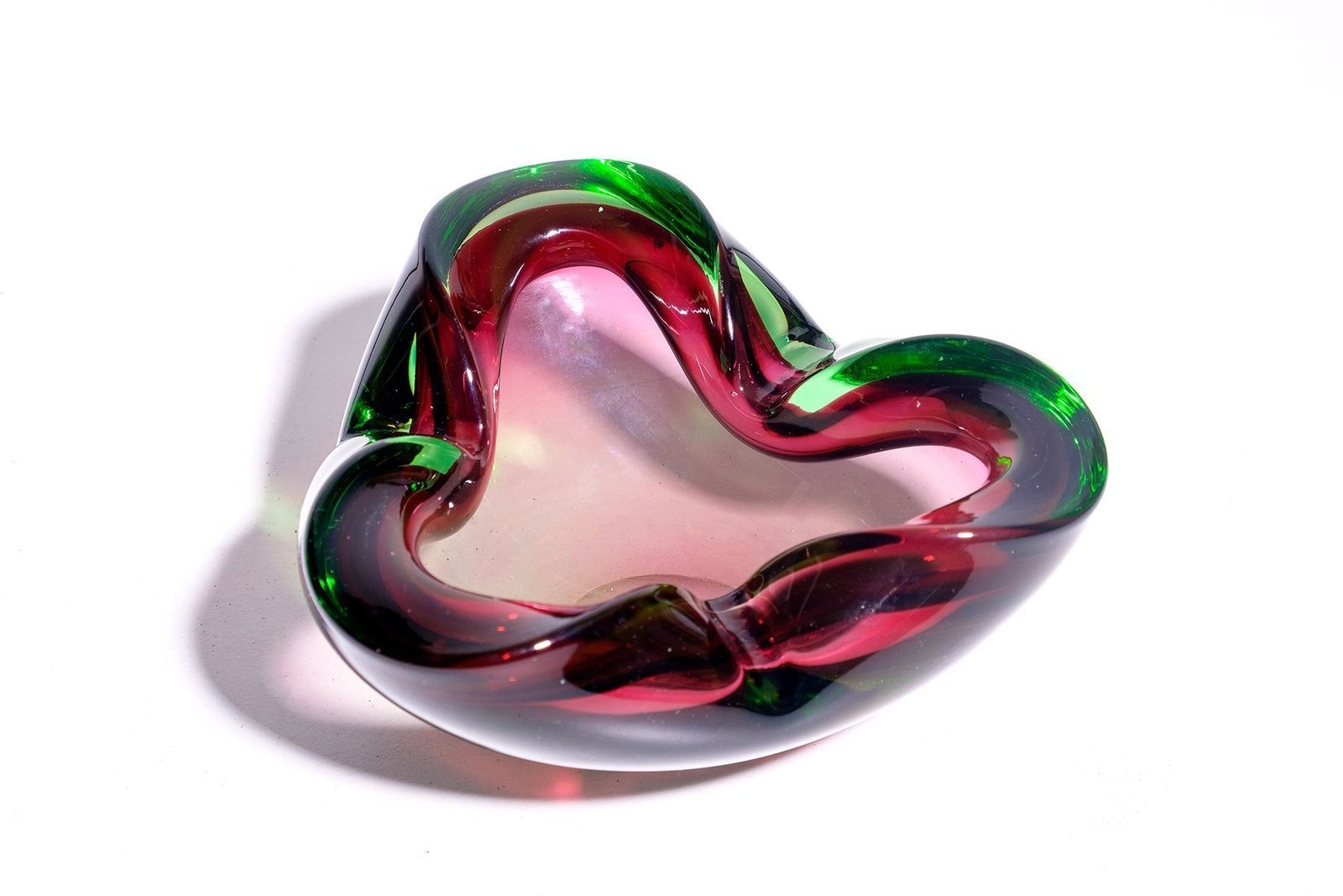 Italian Sommerso Bowl In Murano Glass By Flavio Poli For Seguso, Italy photo furniture