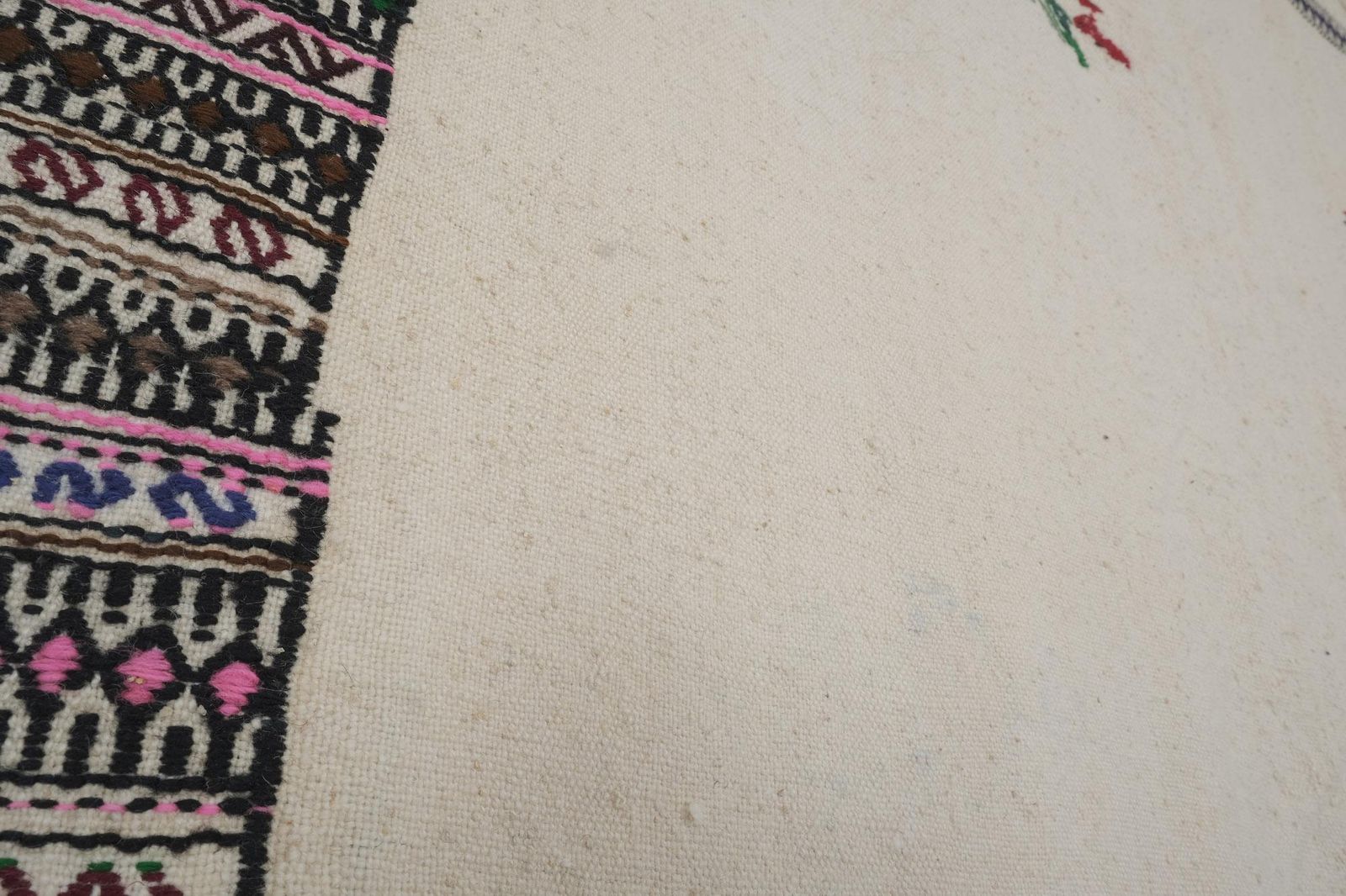 Vintage Floral Aubusson Unusual Kilim Rug photo buy