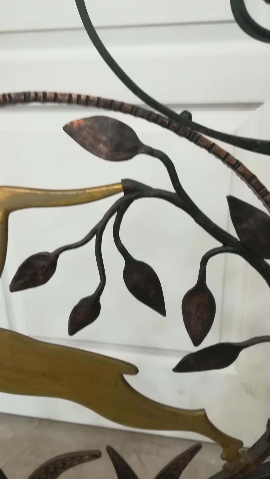 Art Deco Wrought Iron Fire Screen photo Home Fixtures