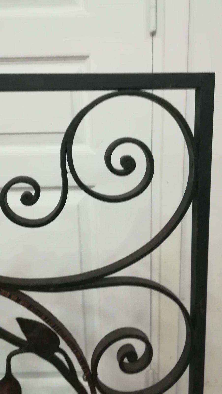 Art Deco Wrought Iron Fire Screen photo 6106.0