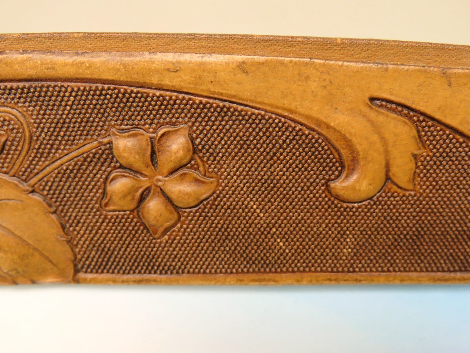 Art Nouveau Picture Frame In Vulcanized Fibre photo buy