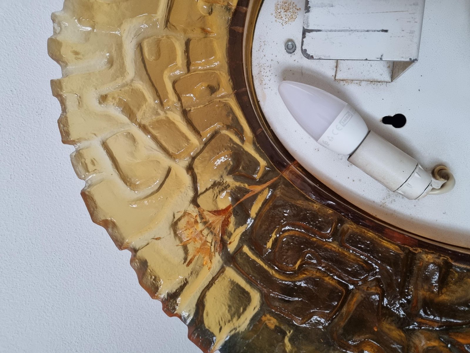 photo furniture Very Rare Large Midcentury Backlit Mirror Hillebrand, 1970s