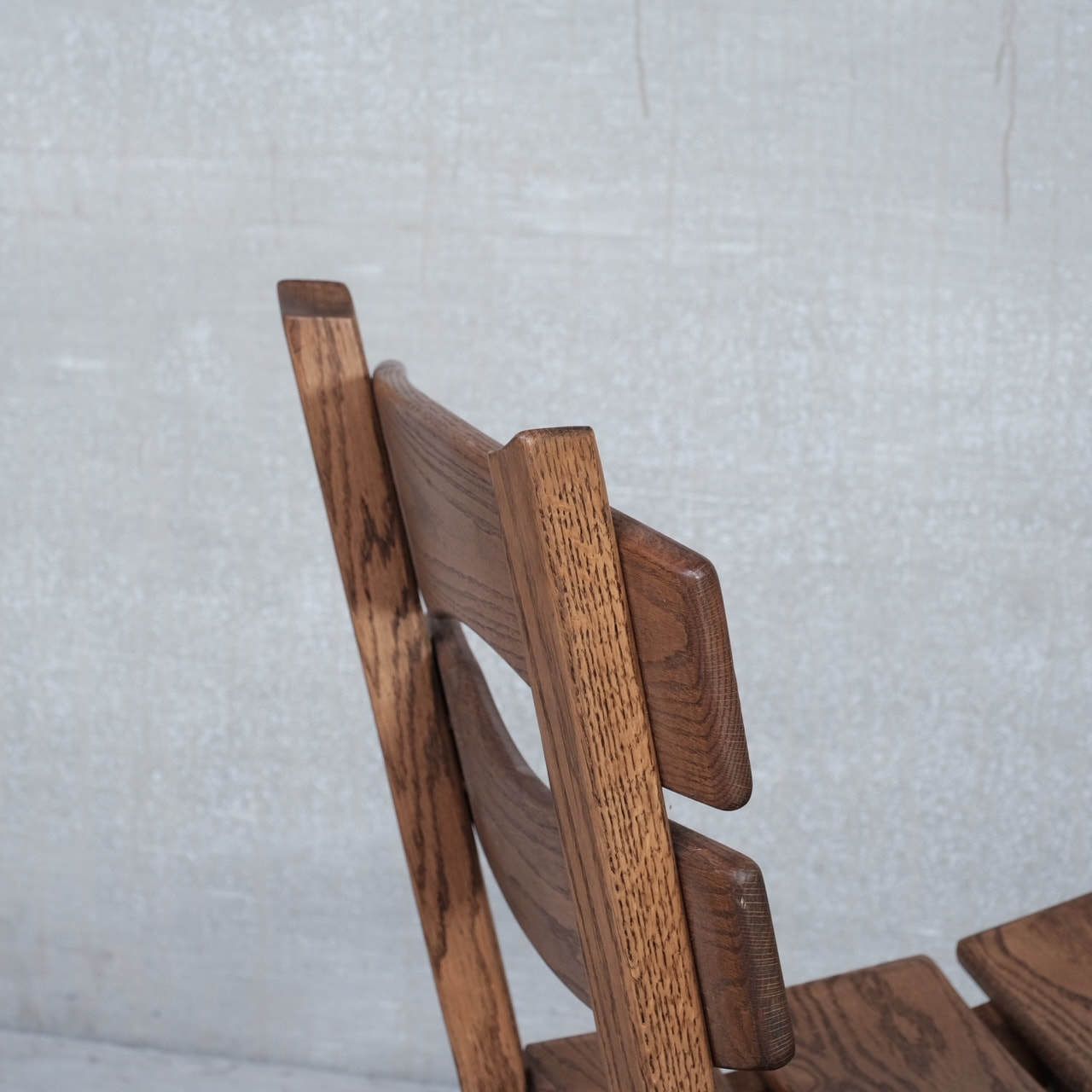 Brutalist Mid Century Low Wooden Lounge Chairs (7) photo 895.0