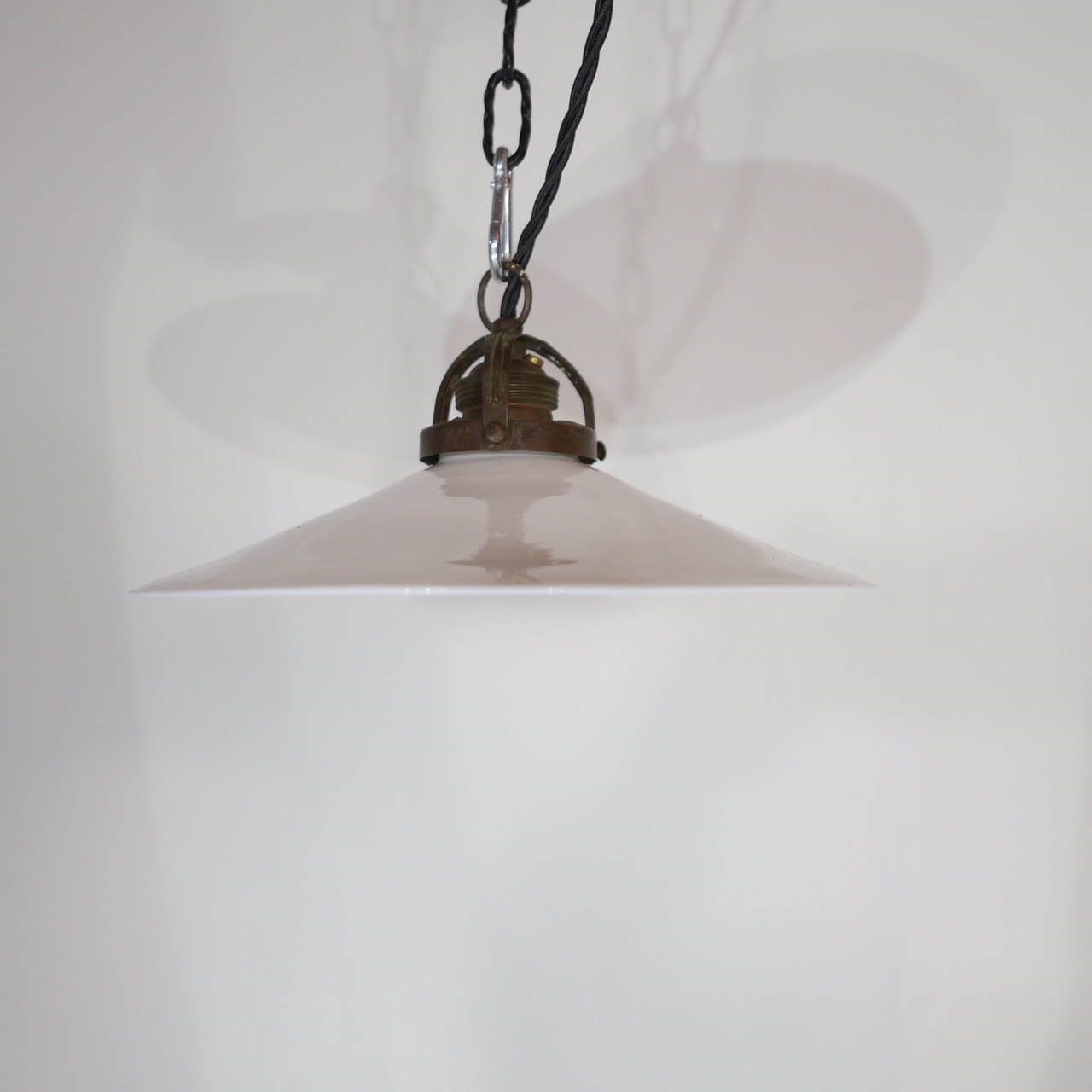 Vintage Spun White Glass Lights(7)