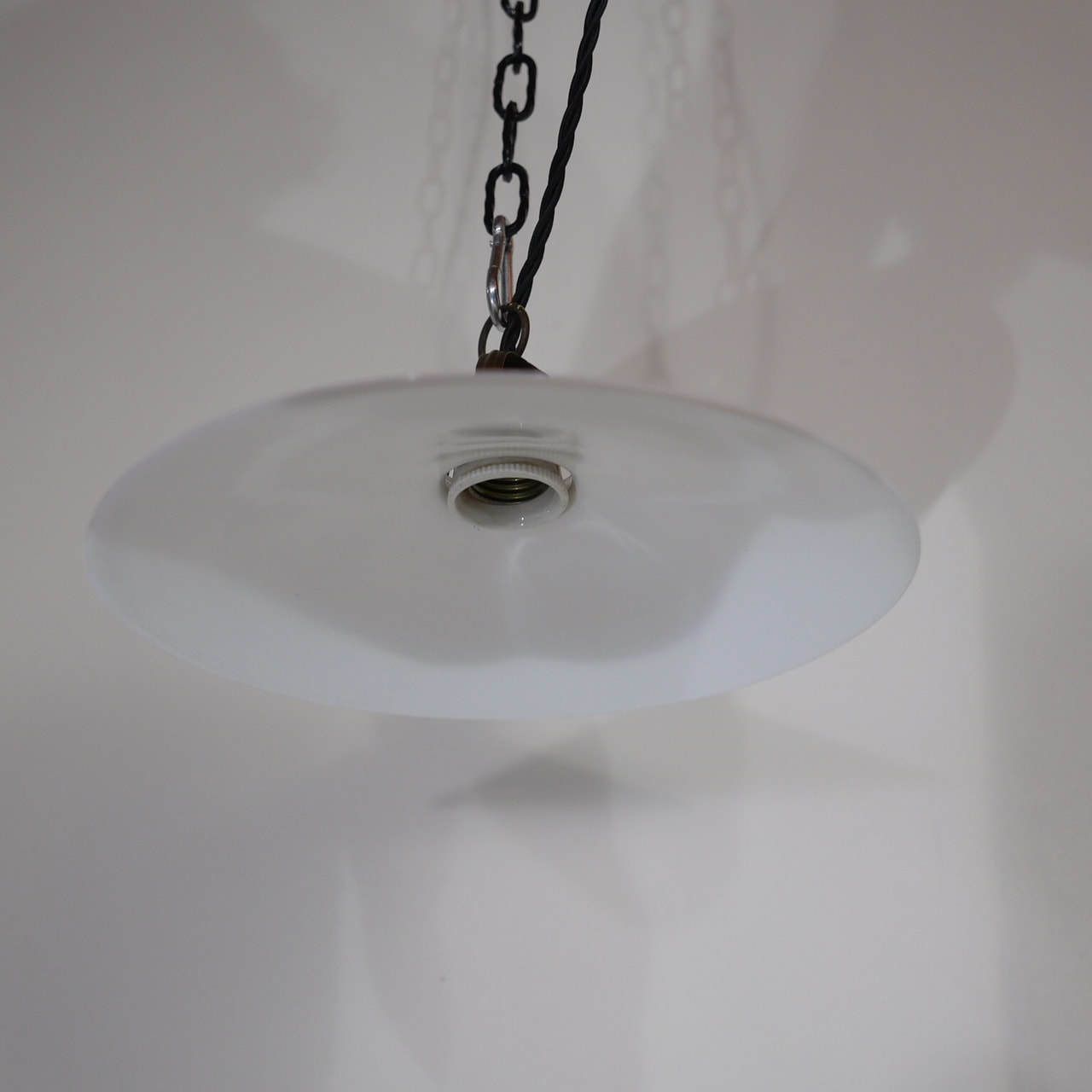 Vintage Spun White Glass Lights(7) photo 95.0