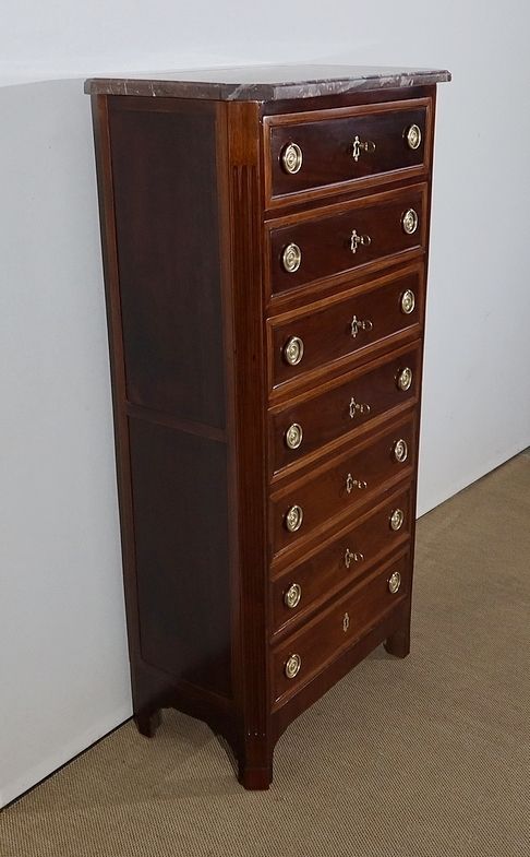 Small Semainier In Mahogany,  Louis XVI Period, 18th Century photo furniture