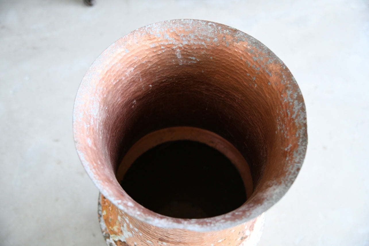 Garden Decor Coppered Aluminium Pot photo