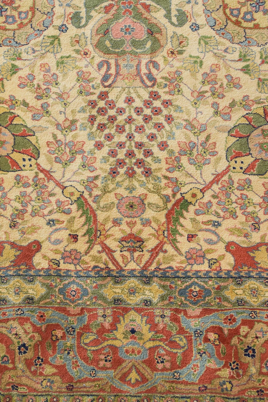 Textiles Magnificent Large Handwoven Rug Liberty & Co/Art Nouveau Style photo