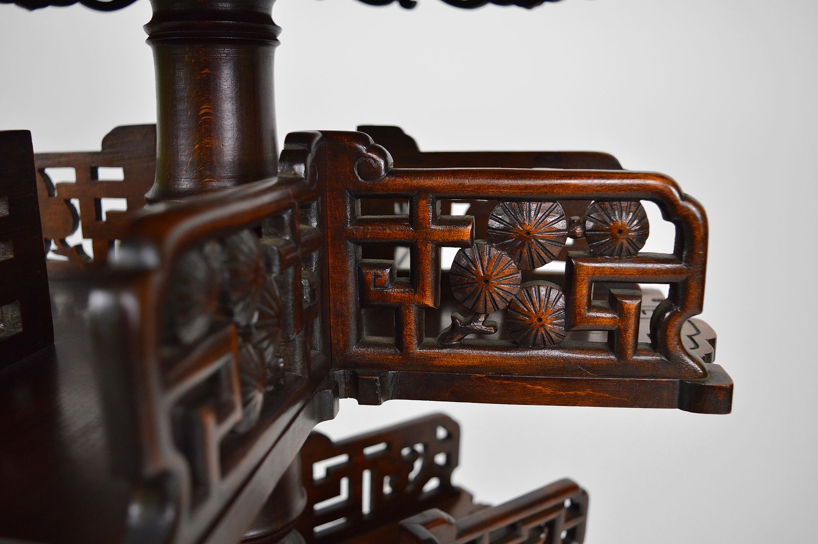 photo buy Bookcase Pedestal Table Attributed To Gabriel Viardot, Japonism, Circa 1880