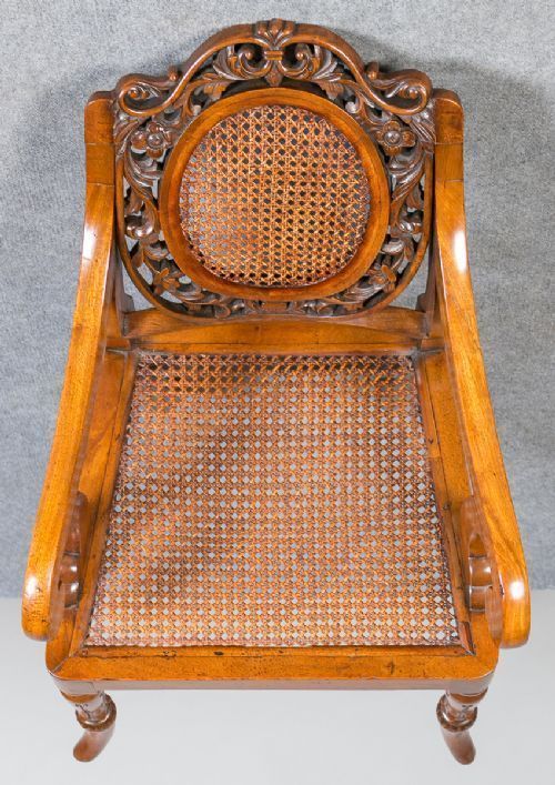 Unusual Pair Of Anglo Indian Elbow Chairs photo vinterior