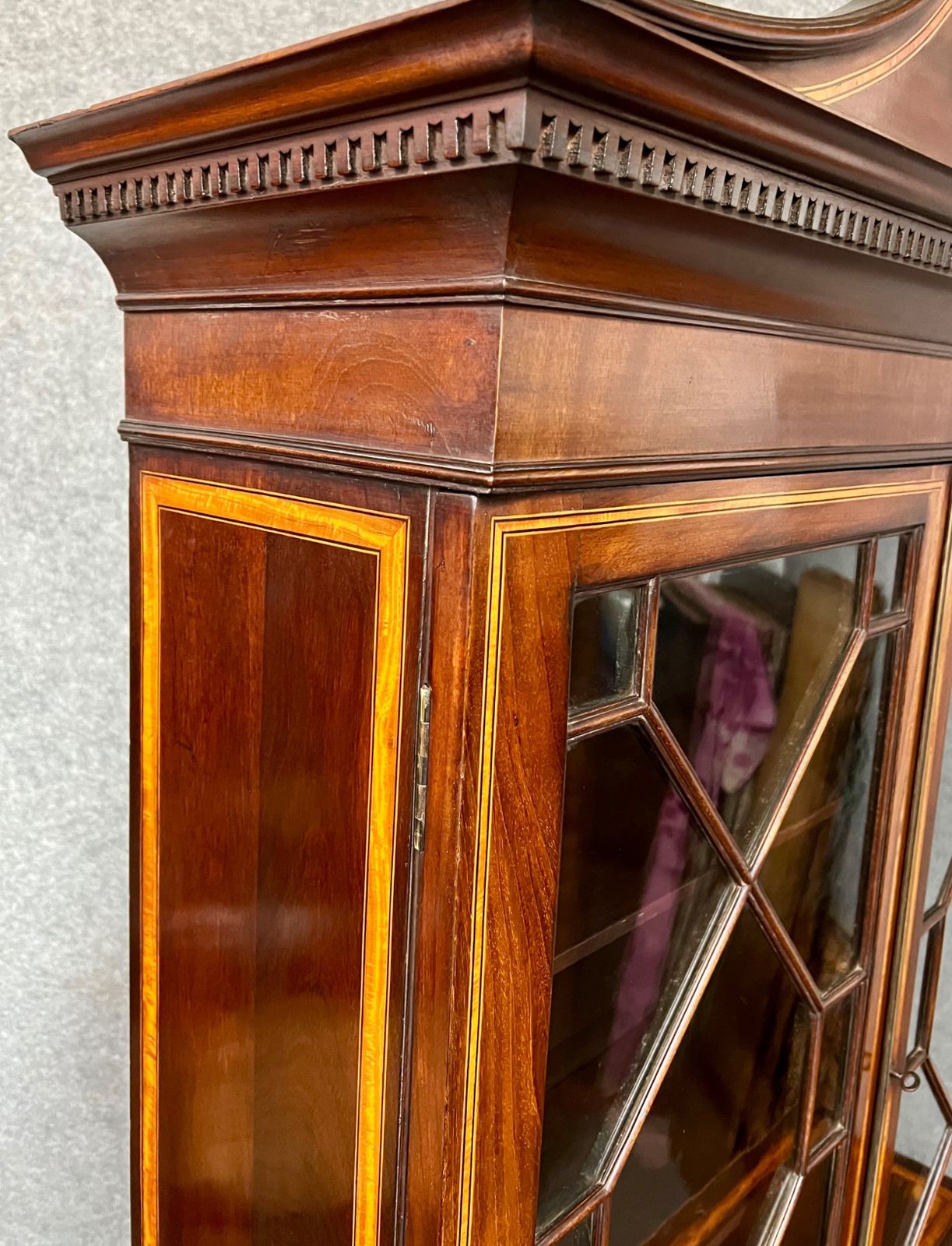 photo furniture Antique Sheraton Revival Inlaid Cabinet