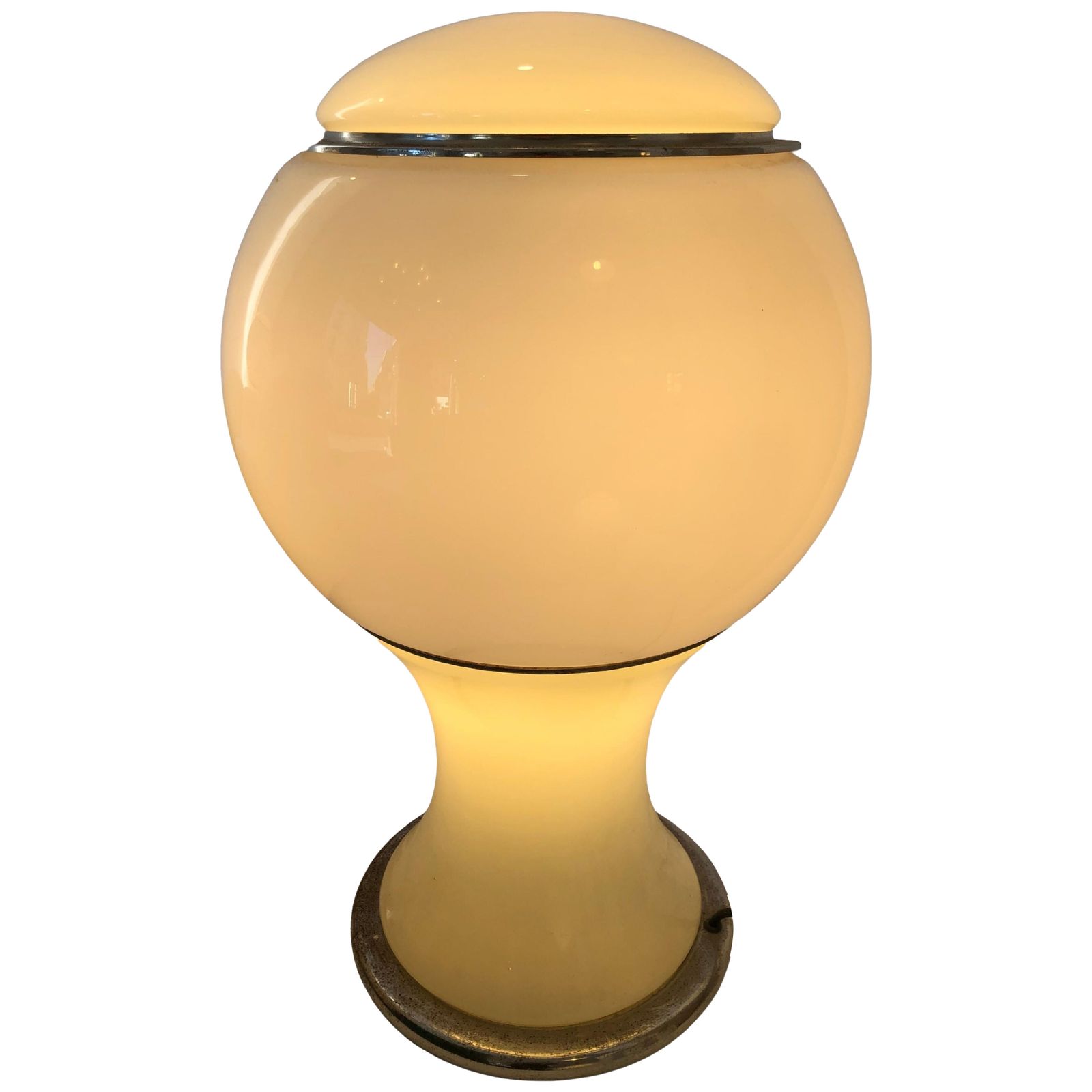Rare Pair Of 'Mongolfiera' Lamp By Gianni Celada For Fontana Arte, Italy, 1960s