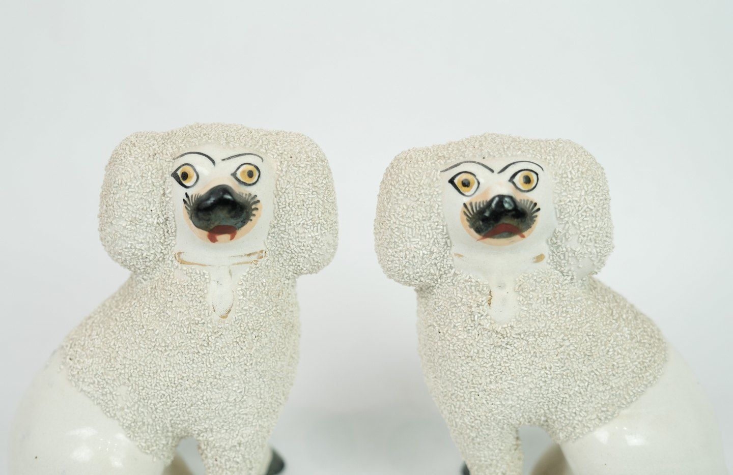 Shaffordshire Dogs, Better Known As Faience Dogs In Faience From Around The 1920s. photo furniture