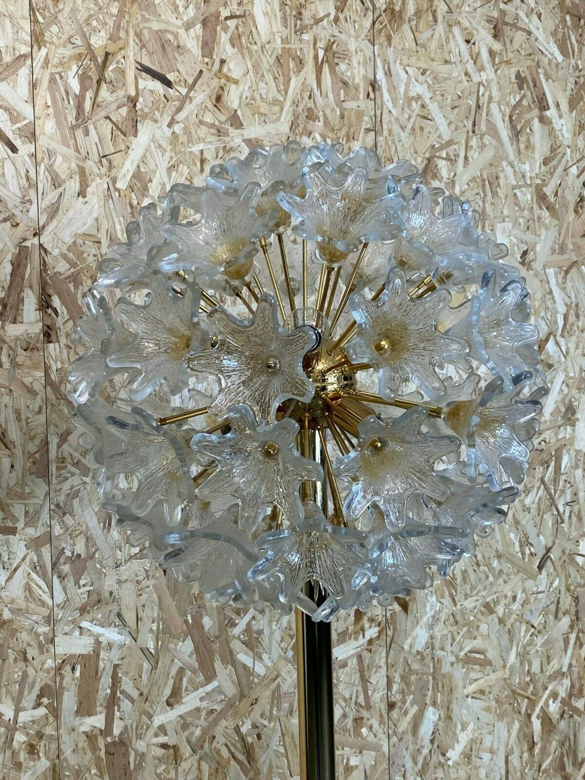 photo furniture 70s Lamp Light Floor Lamp Toni Zuccheri   Veart For Venini Italy 70s