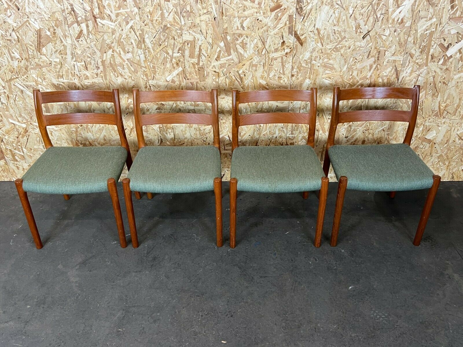 4x 60er 70er Jahre Stühle Teak Dining Chair Niels O. Möller Für J.L. Møllers 60s photo furniture