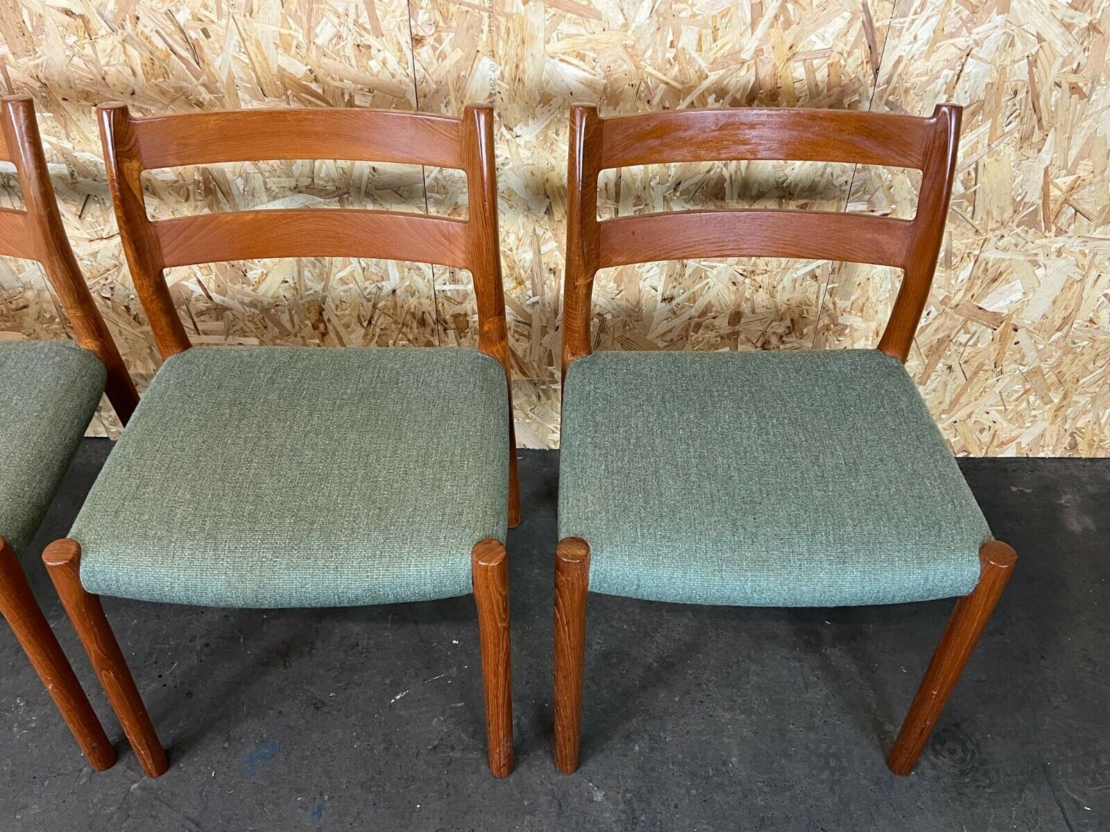 4x 60er 70er Jahre Stühle Teak Dining Chair Niels O. Möller Für J.L. Møllers 60s photo Furniture